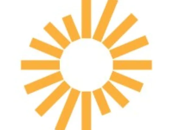 Yellow sun for Institute of Education Sciences logo