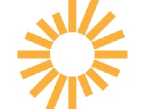 Yellow sun for Institute of Education Sciences logo