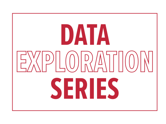 "Data Exploration Series" in red text on a white background