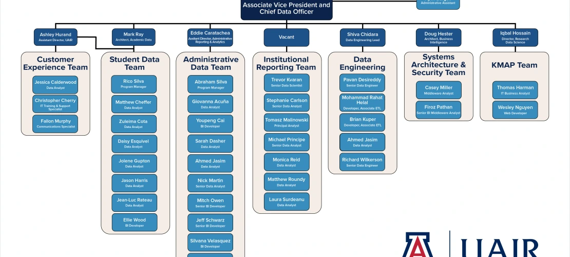 UAIR organization chart.