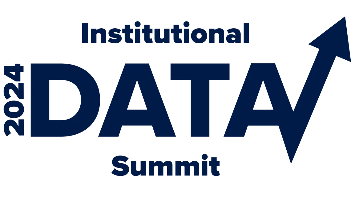 Blue logo that reads: 2024 Institutional Data Summit