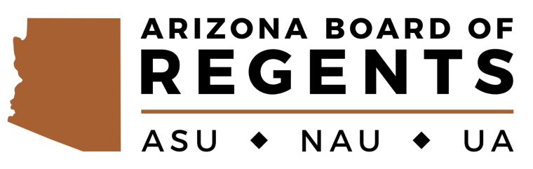 Arizona Board of Regents, ASU, NAU, UA logo