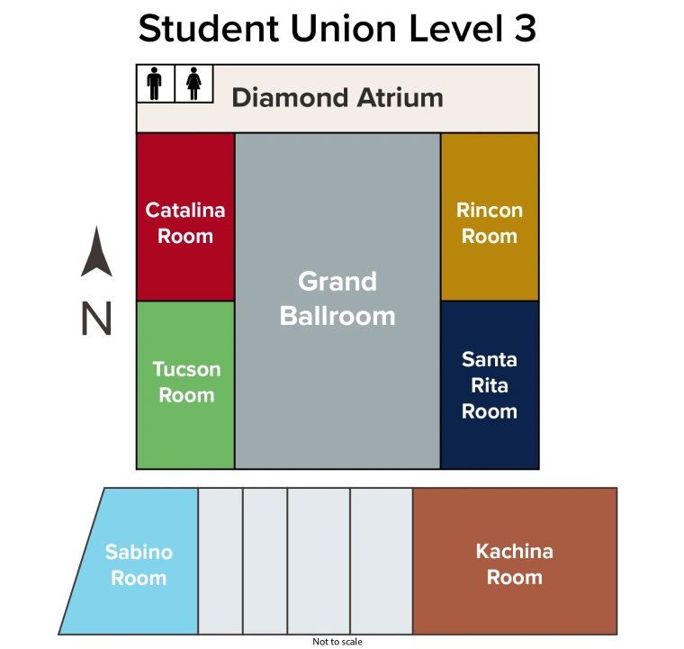 Map of the Student Union Memorial Center 3rd Level 