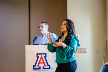 Presenter at the Data Summit in the Catalina Room of the Student Union