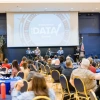 Audience in the Grand Ballroom seated for the data summit panel